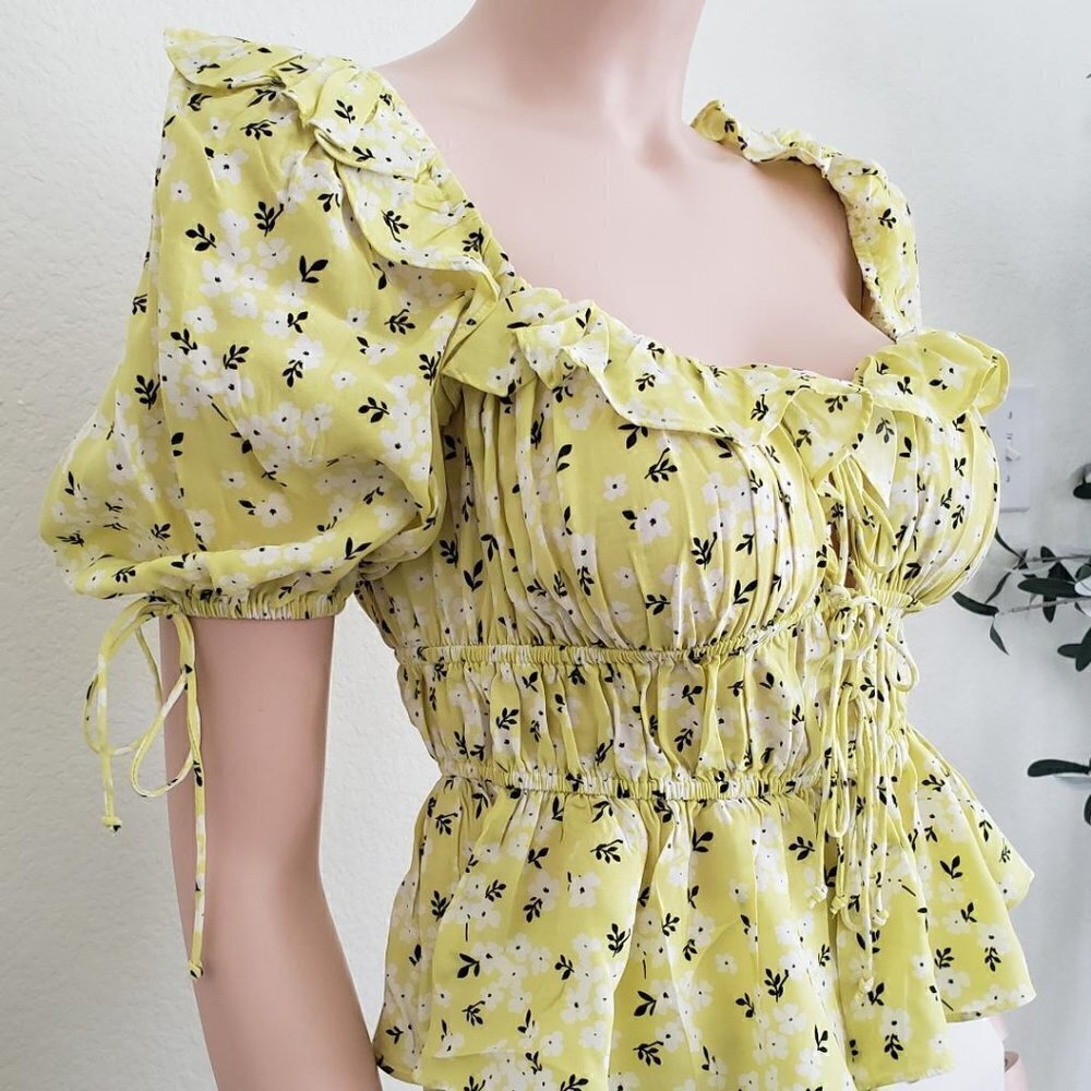 Chrysanthemum Crop Top